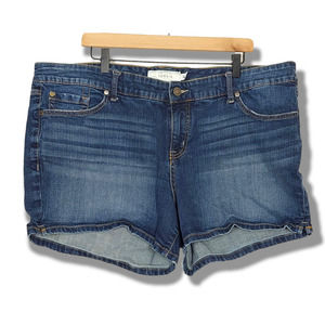 Torrid Low Rise Denim Jean Shorts Womens 22 Pre-Owned